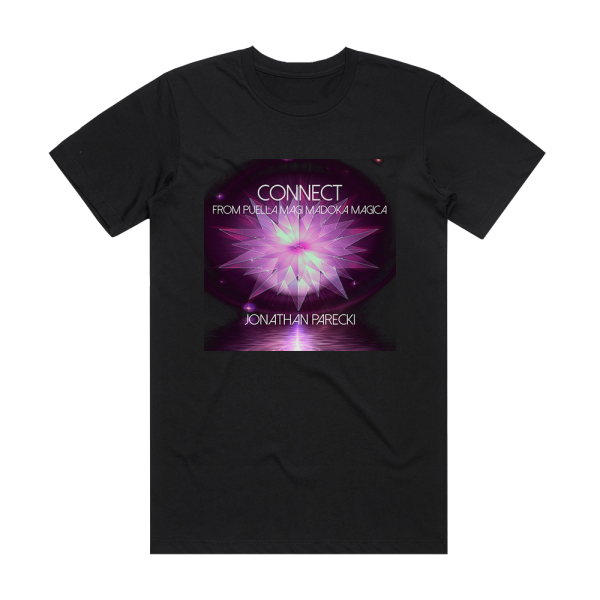 Jonathan Parecki Connect From Puella Magi Madoka Magica Album Cover T-Shirt Black