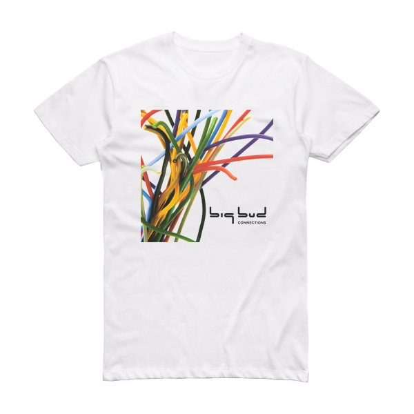 Big Bud Connections Album Cover T-Shirt White