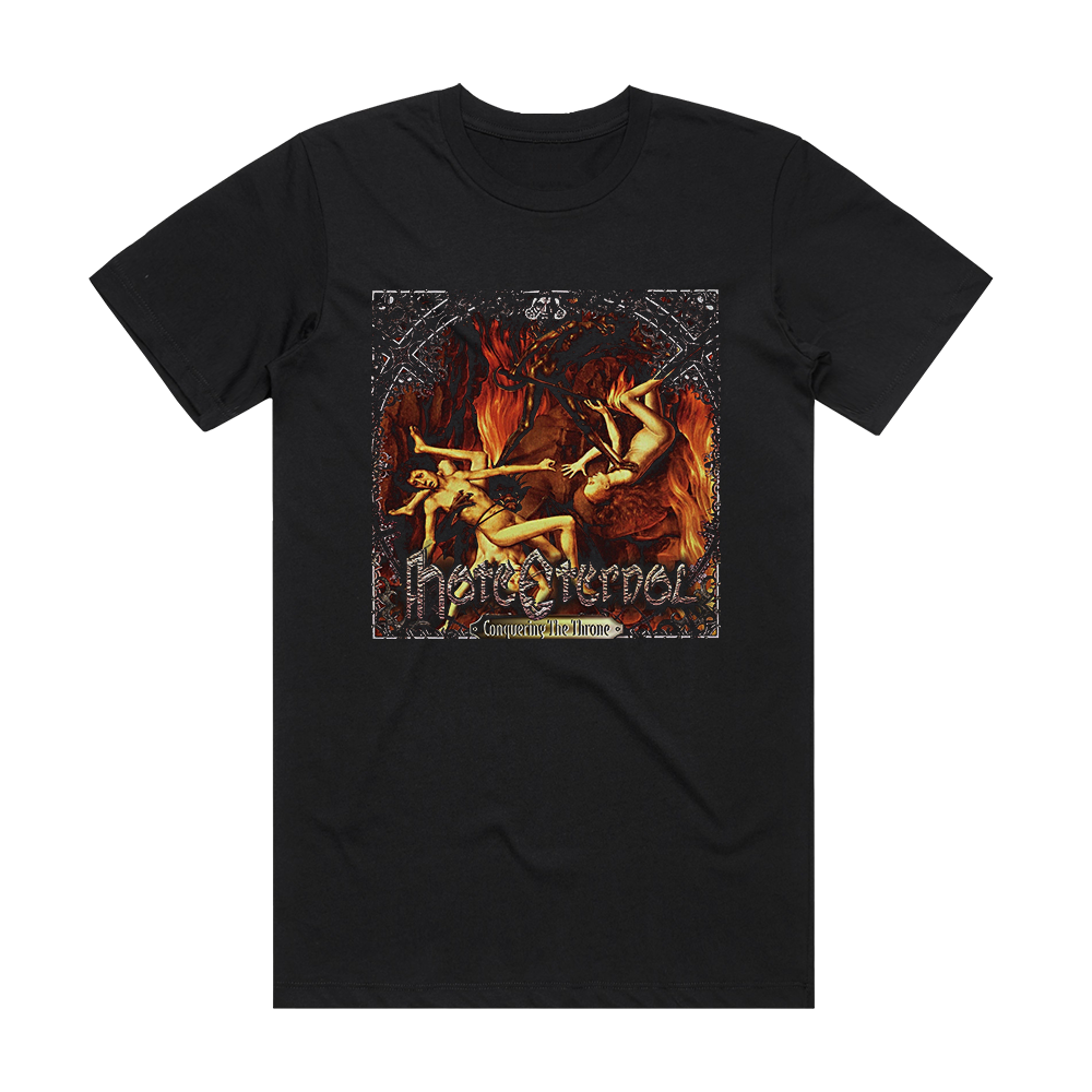 Hate Eternal Conquering The Throne Album Cover T-Shirt Black – ALBUM ...