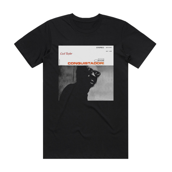 Cecil Taylor Conquistador Album Cover T-Shirt Black