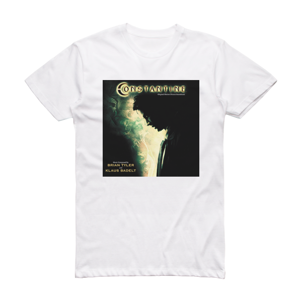 Brian Tyler Constantine Album Cover T-Shirt White