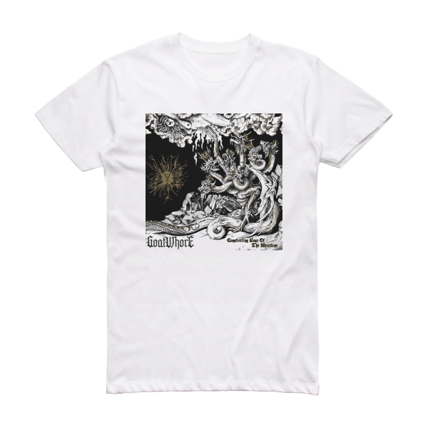 Goatwhore Constricting Rage Of The Merciless Album Cover T-Shirt White