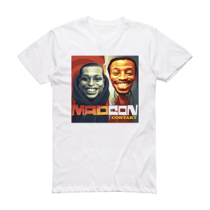 Madcon Contakt Album Cover T-Shirt White