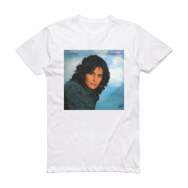 Cristina Contremano Album Cover T-Shirt White