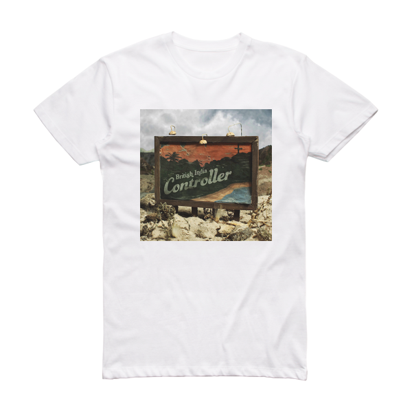 British India Controller Album Cover T-Shirt White