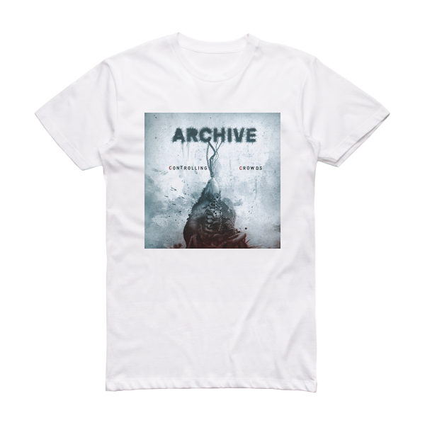 Archive Controlling Crowds Album Cover T-Shirt White