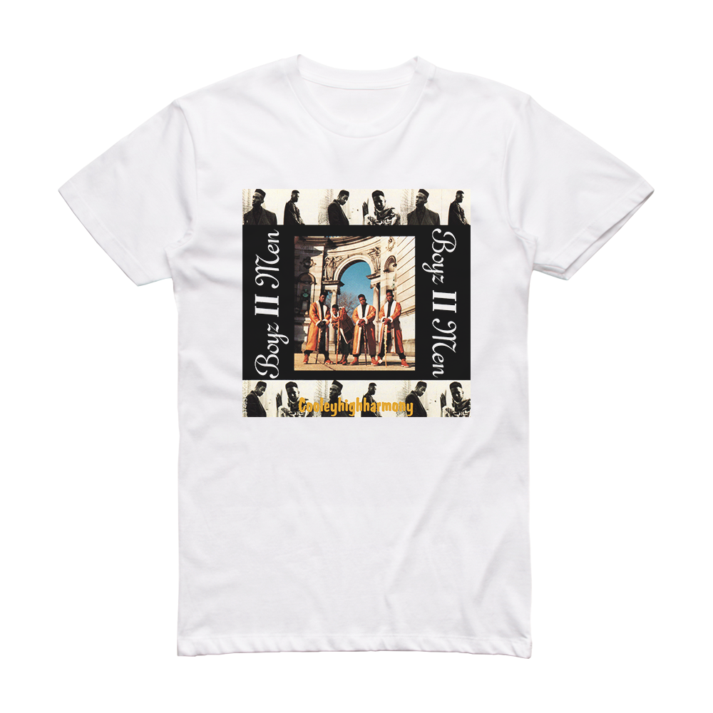 Boyz II Men Cooleyhighharmony 2 Album Cover T-Shirt White – ALBUM COVER ...