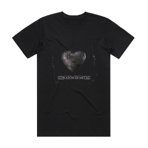 manny montes Corazn De Metal Album Cover T-Shirt Black