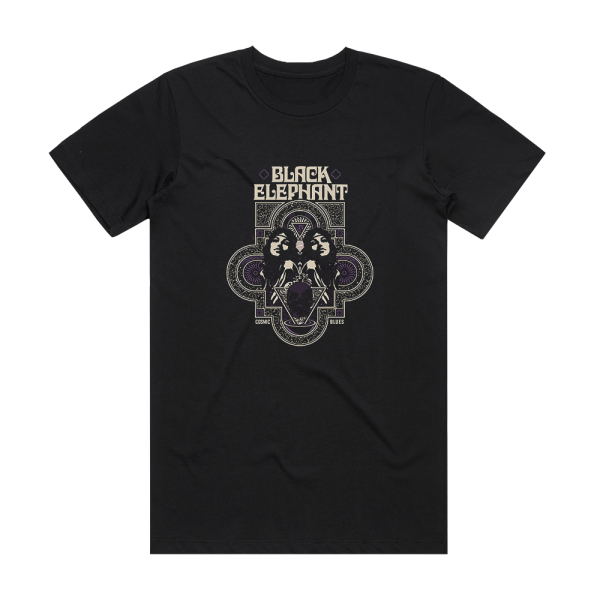 Black Elephant Cosmic Blues Album Cover T-Shirt Black