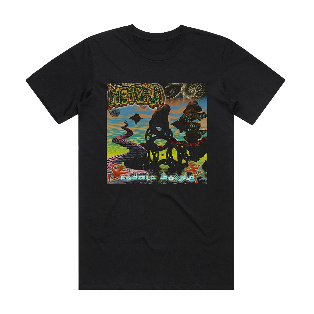 Heyoka Cosmic Boogie Album Cover T-Shirt Black