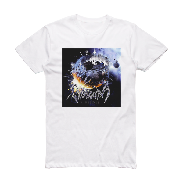 Obscura Cosmogenesis 1 Album Cover T-Shirt White