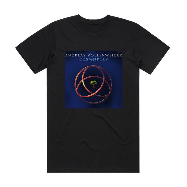 Andreas Vollenweider Cosmopoly 1 Album Cover T-Shirt Black