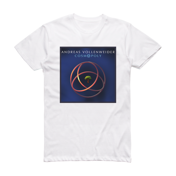 Andreas Vollenweider Cosmopoly 1 Album Cover T-Shirt White