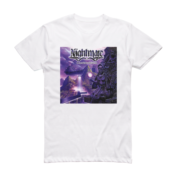 Nightmare Cosmovision Album Cover T-Shirt White