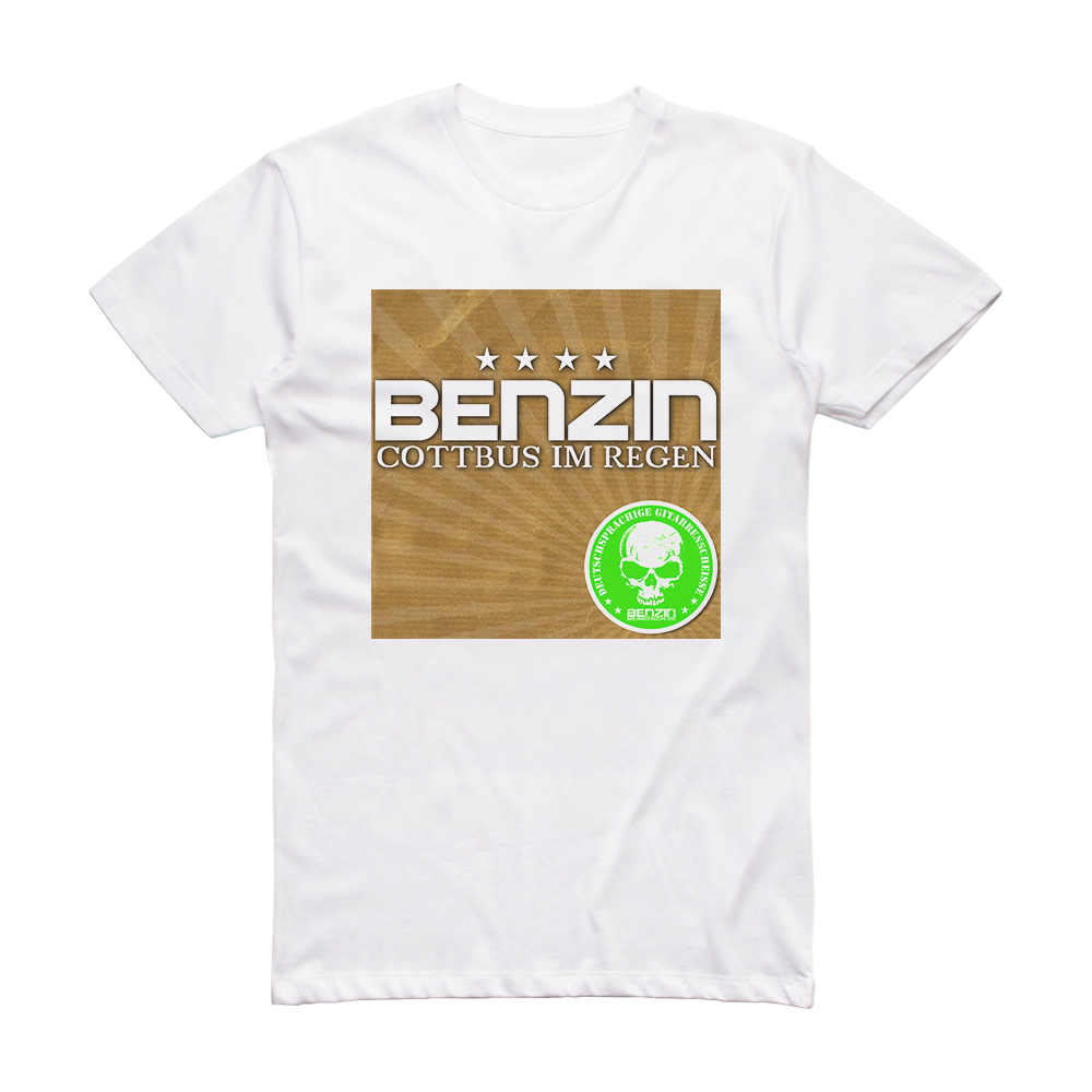 Benzin Cottbus Im Regen Album Cover T Shirt White Album Cover T Shirts