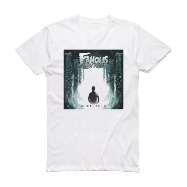 Famous Last Words Council Of The Dead Album Cover T-Shirt White