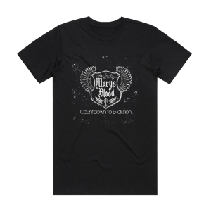 Marys Blood Countdown To Evolution 3 Album Cover T-Shirt Black