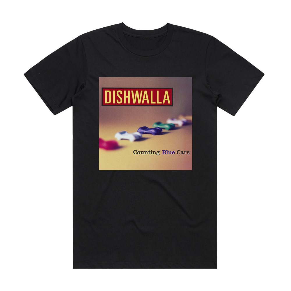 Dishwalla Counting Blue Cars Album Cover T Shirt Black ALBUM