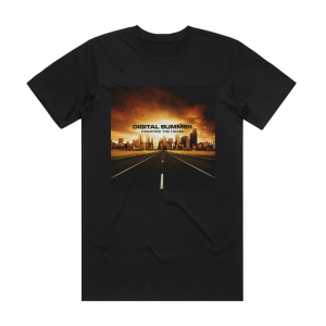 Digital Summer Counting The Hours Album Cover T-Shirt Black