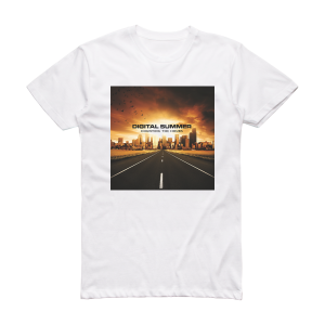 Digital Summer Counting The Hours Album Cover T-Shirt White