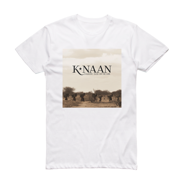 Knaan Country God Or The Girl Album Cover T-Shirt White