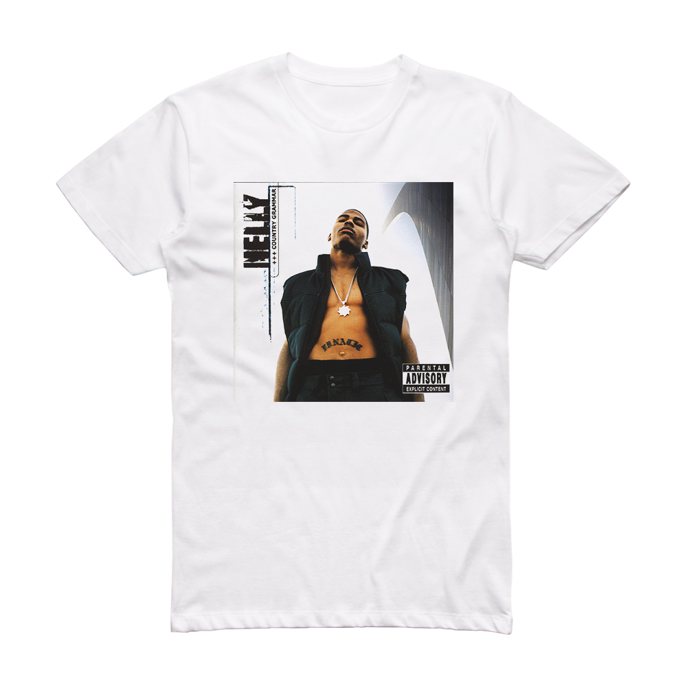 Nelly Country Grammar Album Cover T-Shirt White