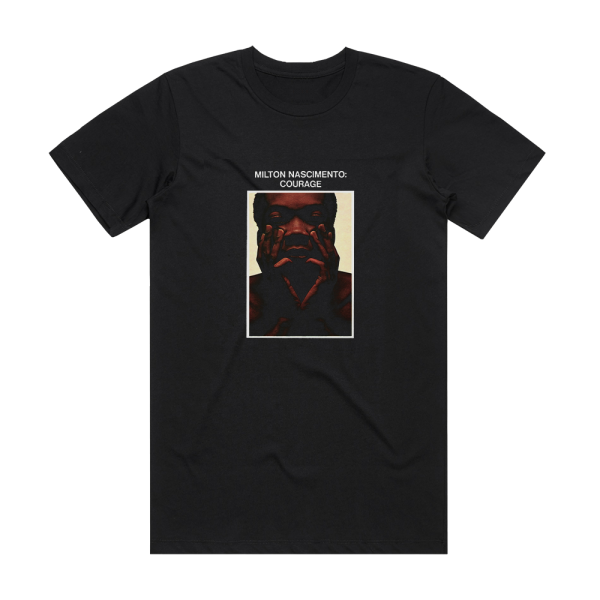 Milton Nascimento Courage Album Cover T-Shirt Black