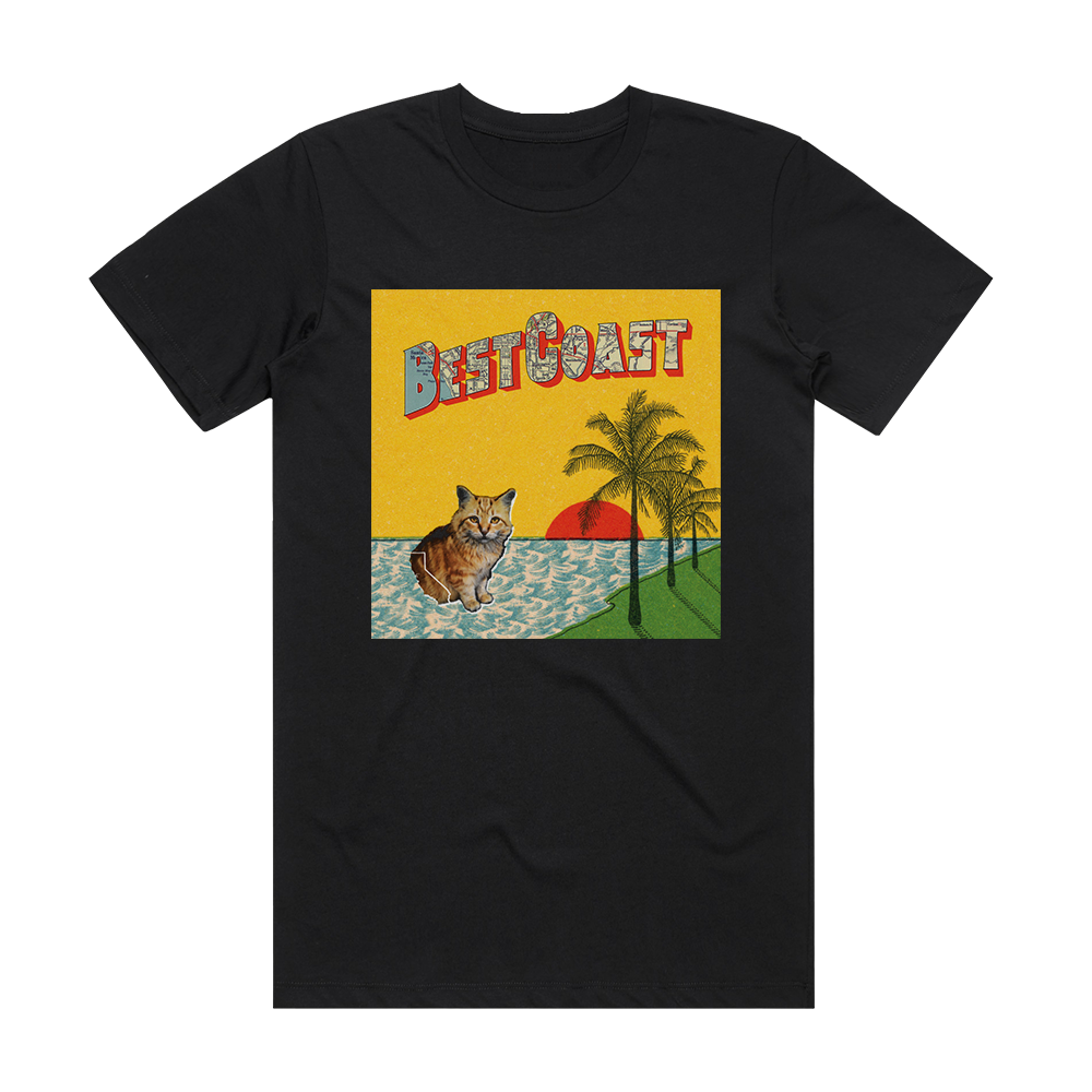 Best Coast Crazy For You Album Cover T Shirt Black Album Cover T Shirts