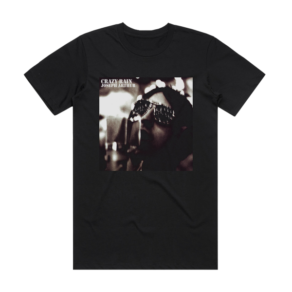 Joseph Arthur Crazy Rain Album Cover T-Shirt Black