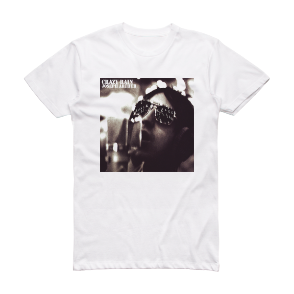 Joseph Arthur Crazy Rain Album Cover T-Shirt White