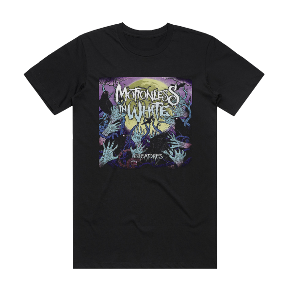 Motionless In White Creatures 2 Album Cover T-Shirt Black