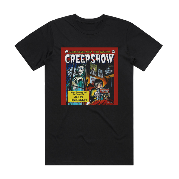 John Harrison Creepshow 2 Album Cover T-Shirt Black