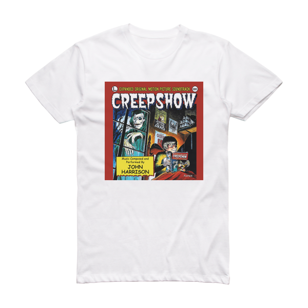 John Harrison Creepshow 2 Album Cover T-Shirt White