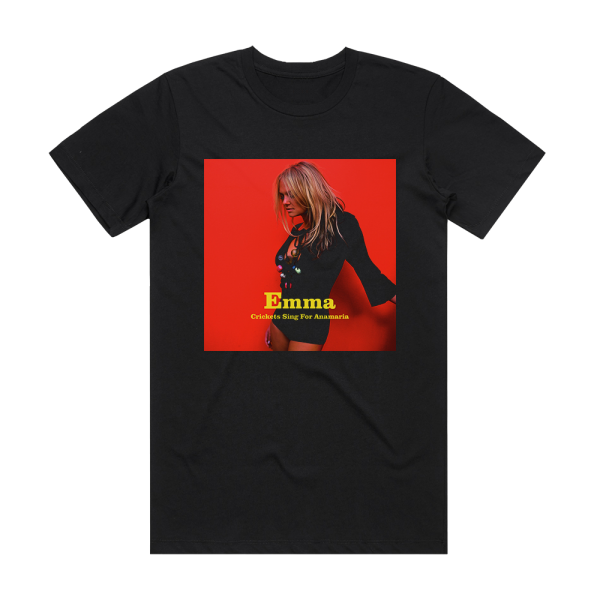 Emma Bunton Crickets Sing For Anamaria 2 Album Cover T-Shirt Black