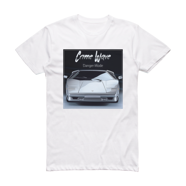 Danger Mode Crime Wave Album Cover T-Shirt White