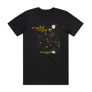 Crystal Viper Crimen Excepta Album Cover T-Shirt Black