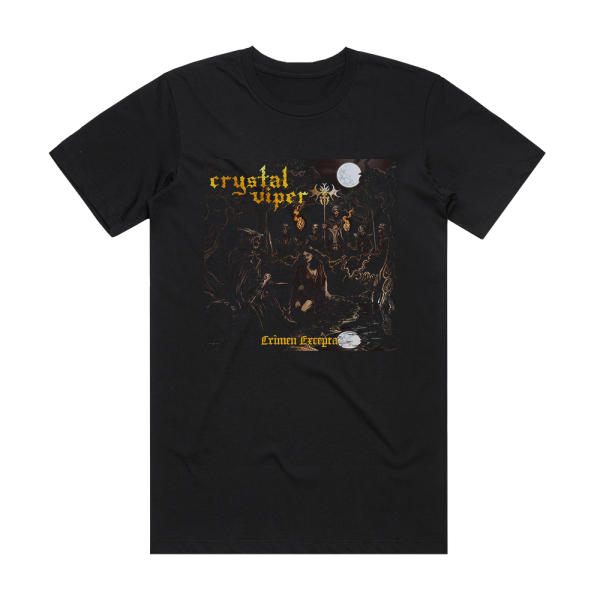 Crystal Viper Crimen Excepta Album Cover T-Shirt Black