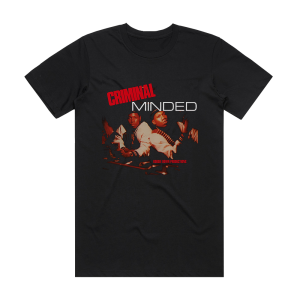 Boogie Down Productions Criminal Minded Album Cover T-Shirt Black