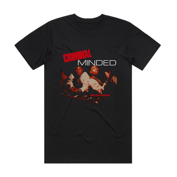 Boogie Down Productions Criminal Minded Album Cover T-Shirt Black