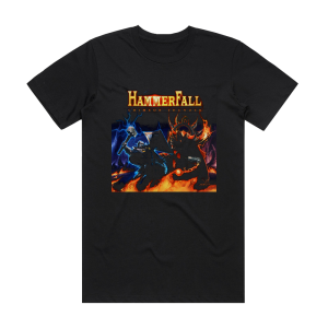 HammerFall Crimson Thunder Album Cover T-Shirt Black