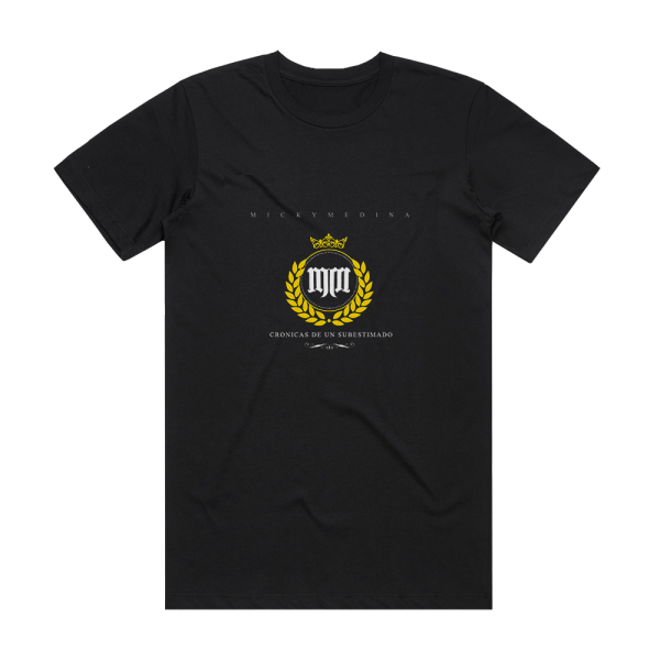 Micky Medina Cronicas De Un Subestimado Album Cover T-Shirt Black