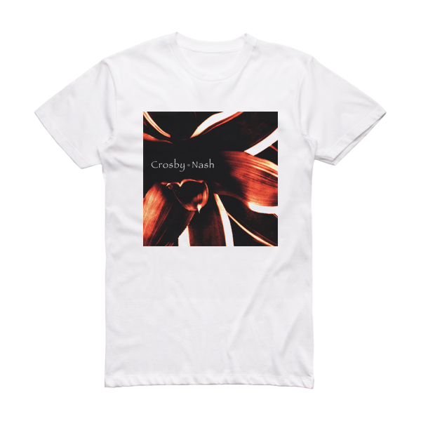Crosby and Nash Crosby Nash Album Cover T-Shirt White