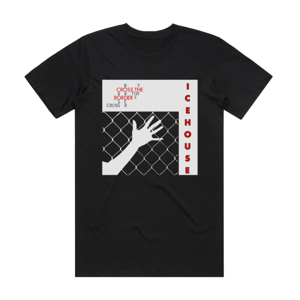 Icehouse Cross The Border Album Cover T-Shirt Black