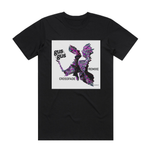 GusGus Crossfade Remixe Album Cover T-Shirt Black