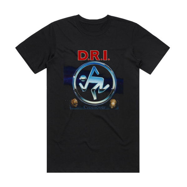 D R I Crossover Album Cover T-Shirt Black