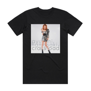 Ayumi Hamasaki Crossroad 3 Album Cover T-Shirt Black