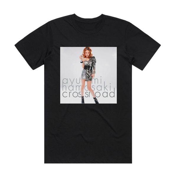 Ayumi Hamasaki Crossroad 3 Album Cover T-Shirt Black