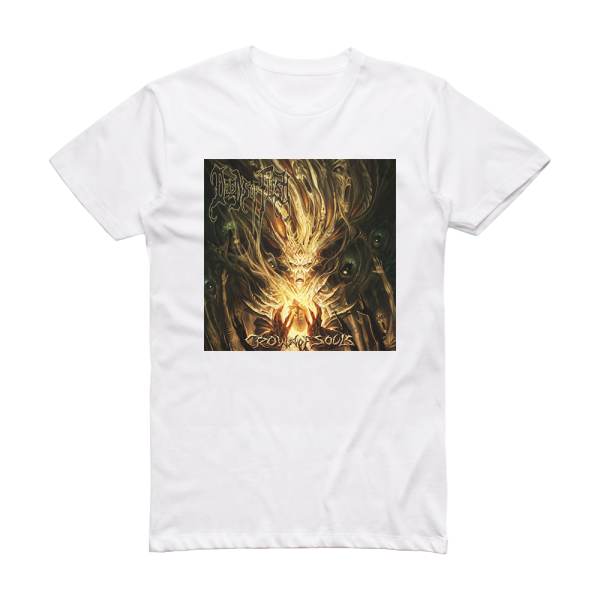 Deeds of Flesh Crown Of Souls Album Cover T-Shirt White