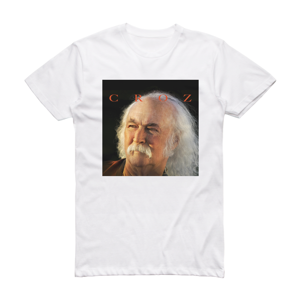 David Crosby Croz Album Cover T-Shirt White