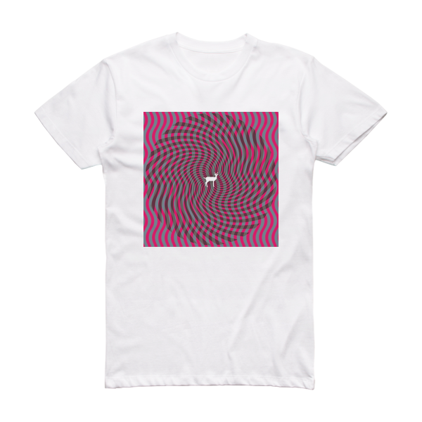 Deerhunter Cryptograms Album Cover T-Shirt White